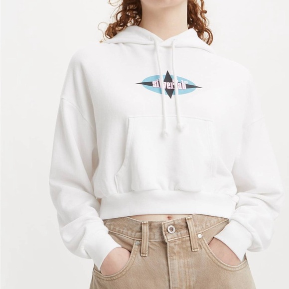 NWT | Levi’s Silver tab graphic laundry day hoodie sweatshirt - Picture 3 of 5